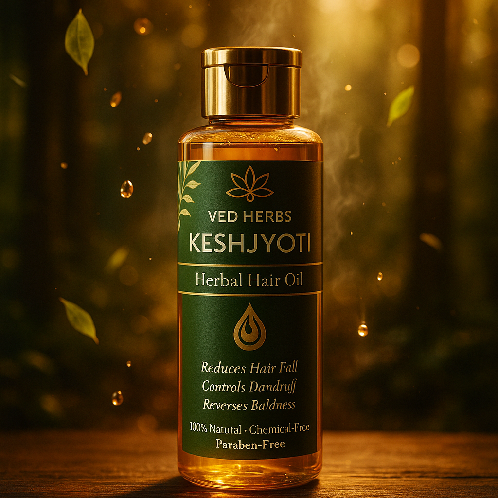 keshjyoti herbal hair oil to reduce hair fall