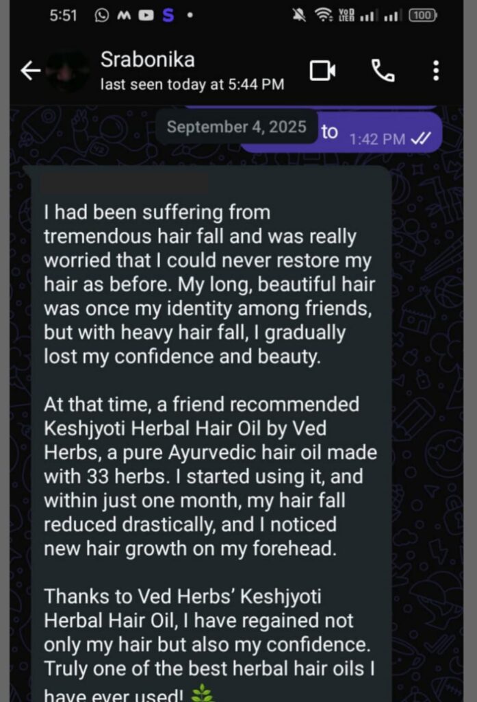 keshjyoti herbal hair oil review